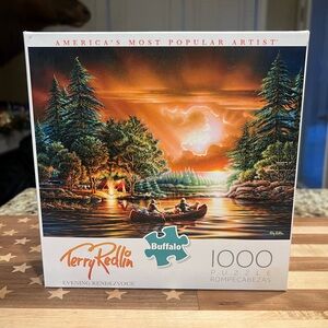 Buffalo David Bitton Terry Redlin Puzzle - “Evening Rendezvous” 1000 pieces